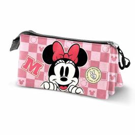 Trousse Fourre-Tout Triple Minnie Mouse