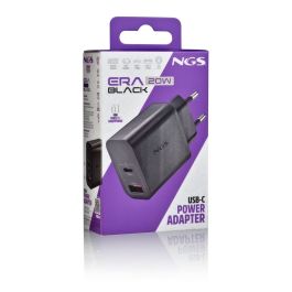 Chargeur d'ordinateur portable NGS ERA20WBLACK 20 W Noir