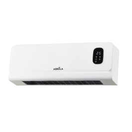 Taxus Chauffage Céramique Mural 2000W Blanco, Télécommande, Minuterie, 16x45x12,2cm