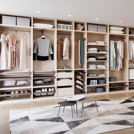 Emuca Penderie rabattable pour armoire Hang, 450 - 600, Peint en moka, Acier et Plastique.