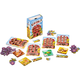 Asmodee KIKICRI - Jeu d'ambiance familial, 3 à 6 joueurs, 10 min, pour enfants dès 5 ans, Version française