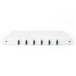 DIGITUS LWL Spleißbox 1HE bestückt 6x SC DX OM3 grau