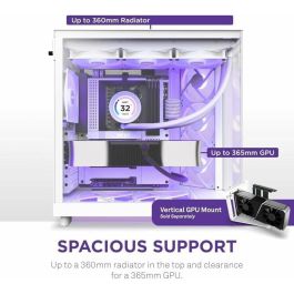 Boîtier ATX semi-tour NZXT CC-H61FW-R1 Blanc