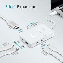 Hub USB D-Link DUP-501 Blanc