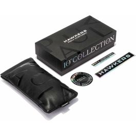 Hawkers Lunettes de soleil RETRO ECO - Paula Echevarría x Hawkers Unisexe Acétate Noir Diamètre Cristal 59 mm Pont 14 mm Branche 145 mm