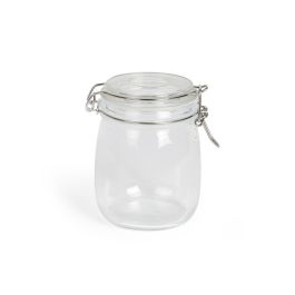Livoo MEN400 Lot de 5 bocaux pour batch cooking - 750 ml - Verre borosilicaté - Fermeture métallique