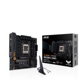 ASUS Carte Mère TUF GAMING B650M-E WiFi, Chipset AMD B650, Socket AM5, DDR5, Micro ATX, Wi-Fi 6, Bluetooth 5.2, 2.5Gb Ethernet