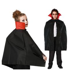 Cape courte noire avec col rouge pour enfant de 70 cm - Accessoire léger pour déguisement Halloween Precio: 2.4. SKU: B18TVJBBRX