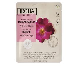 Iroha Masque Facial En Tissu Rose Musquée