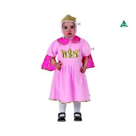 Déguisement de princesse en rose clair pour bébé fille 0-6 mois - Costume de fête 2 pièces avec ornements et filigranes en polyester