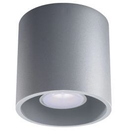 Orbis Lampe de Plafond Orbis SOL-SL.0021 Cylindrique Noir Gris Blanc Design Moderne