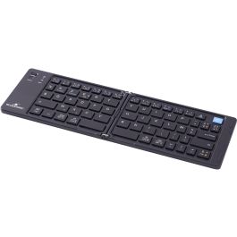 Bluestork KB-MINI-FOLD/FR Clavier Sans Fil Pliable AZERTY Noir pour Ordinateur, Tablette, Smartphone, TV