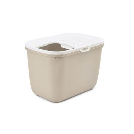 Bac à litière pour chats Savic Blanc Café Plastique 39 x 39,5 x 58,5 cm
