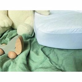Candide CAN3275052320049 Protège-matelas bébé 60x120cm Imperméable Absorbant Oeko Tex Blanc Fabriqué en Europe Silencieux