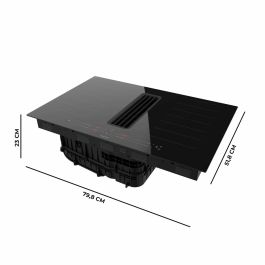 Plaque à induction avec extracteur intégré Cecotec Bolero Squad IH 4800 FullFlex80 7400 W