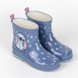 Bottes en Caoutchouc pour Enfants Stitch Bleu 24