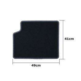 Set de tapis de voitures OCC Motorsport OCCTY0014GD Noir Gris foncé Toyota Corolla Velours