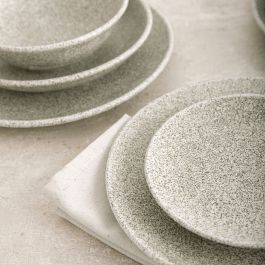 Bol pour Apéritifs Bidasoa Element Hydrozero Beige Céramique (6 Unités)