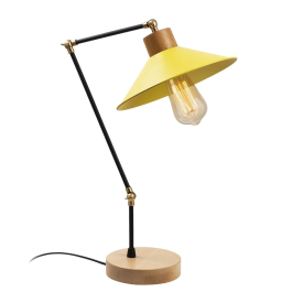 Lampe de Table "Huanggang" Style Vintage "Manavgat" Noir OPV-525NOR2120