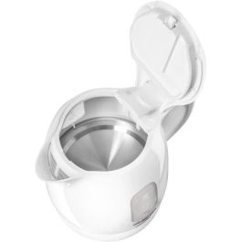 Sencor SWK 1010WH Bouilloire électrique 1100 W 1 L Blanc, base inox, filtre amovible, sécurité