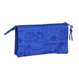 Fourre-tout Sonic Bleu 22 x 12 x 3 cm