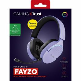 Casques avec Micro Gaming Trust GXT 491 Noir Pourpre
