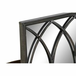 Miroir DKD Home Decor Noir Métal Miroir 40 x 12 x 80 cm