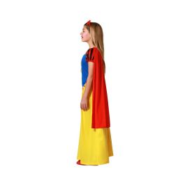 Déguisement Princesse de Conte pour Fille 7-9 Ans - Ensemble avec Cape, Robe et Diadème - Blancanieves Thème Fantaisie