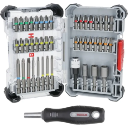 Bosch Professional Coffret d'embouts de vissage Extra Hard 44 pièces + 1 avec poignée magnétique et boîte de rangement Pick and Click Precio: 64.476. SKU: B1DH9P2FHH