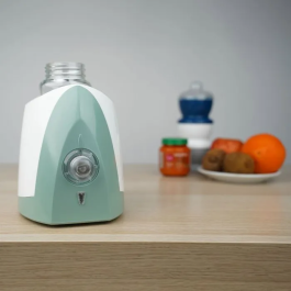 Thermobaby Chauffe-biberon - 230 V - Vert sauge - Fonctionne avec tous les modèles de biberons, chauffage doux et homogène