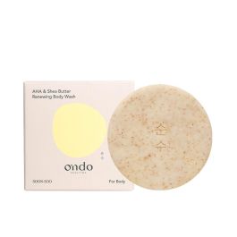 Ondo Beauty 36.5 Gel douche régénérant au beurre de karité et AHA, exfoliant et hydratant, 70g