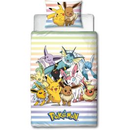 Parure de couette Pokémon 25 x 5 x 30 cm Multicouleur Lit 2 persones 2 Pièces