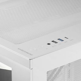 Boîtier ATX semi-tour Mars Gaming MC3TCORELCDMW Blanc