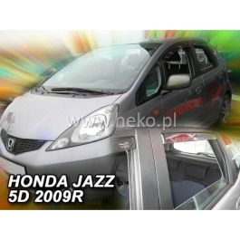 Déflecteur de vent HEKO HO17150 HONDA JAZZ III Arrière Frontal 4 Pièces