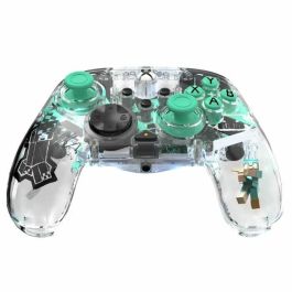 PDP Manette sans fil transparente Minecraft Diamond pour Xbox Series X|S, Xbox One et PC PDP0708056074067