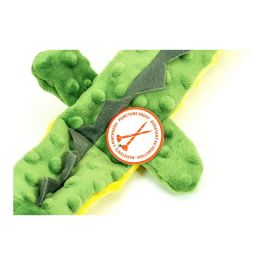 Jouet pour chien en peluche Gloria Dogmonsters Vert 100 % polyester Crocodile 65 x 5 x 6 cm
