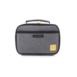 Sac à goûter avec accessoires Ibili 753401g Gris Polyester Verre Borosilicaté 21 x 13 x 14 cm