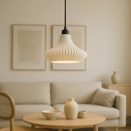 Lampe Suspendue "Vita" Blanc/Florón Negro/Câble Noir Precio: 38.79. SKU: B1H8W2FNQ8