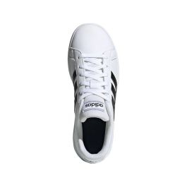Chaussures de Sport pour Enfants Adidas Grand Court Blanc