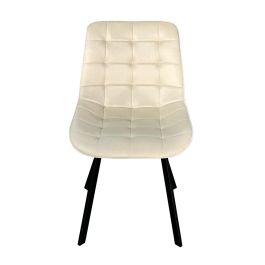 Chaise Versa RHODES Beige 55 x 82 x 51 cm (4 Unités)