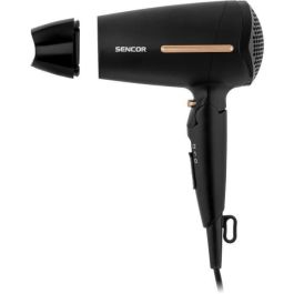 Sencor SHD 0045BK Sèche-cheveux 1600W Compact, 2 Températures/Vitesses, Fonction Air Froid, Poignée Ergonmique - 1.8m