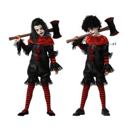Déguisement de clown noir avec pois pour enfant 5-6 ans, style Halloween et cirque, unisexe, en polyester Precio: 19.584. SKU: B13FAWQQH7