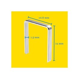 Agrafes en fil plat n° 140 8mm boîte de 5000 - RAPID - 40303089