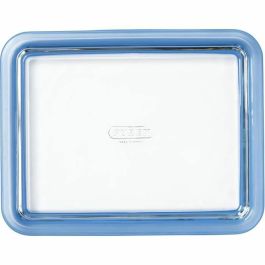 Ensemble de Boîtes à Lunch Pyrex Bleu Transparent 2,6 L 3 Pièces