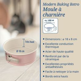 Dr Oetker Lot de 2 moules à gâteaux Rétro 18 et 20 cm