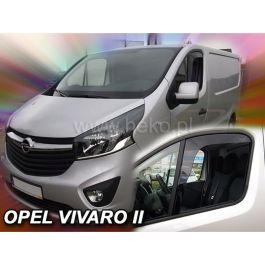 Déflecteur de vent HEKO HO27189 FIAT Talento renault trafic iii 2014 OPEL VIVARO Frontal 2 Pièces
