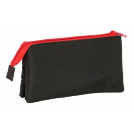 Trousse Fourre-Tout Triple Spider-Man Noir 22 x 12 x 3 cm