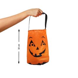Sac à Bonbons Halloween Orange 32 cm avec Visage de Citrouille pour Enfants - Accessoire Déguisement pour Trick-or-Treat Precio: 2.496. SKU: B1DW7QXRLJ