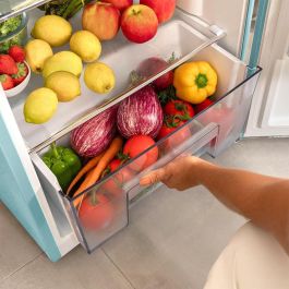 Réfrigérateur combiné rétro bleu Cecotec 215 L Bolero CoolMarket 2D Origin E