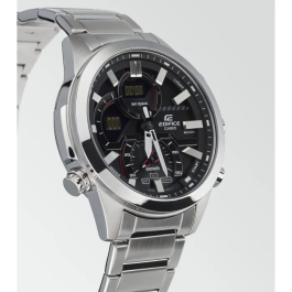 Casio Montre ECB-30D-1AEF Homme Acier Inoxydable Argenté 52.3mm